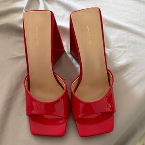 PrettyLittleThing Vibrant Red Heels